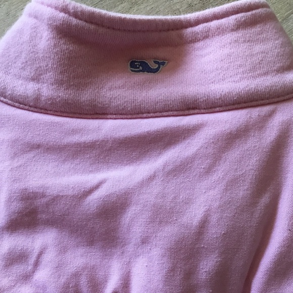 VINEYARD VINES Woman’s Pink Quarter Zip Sweatshirt - Picture 6 of 7